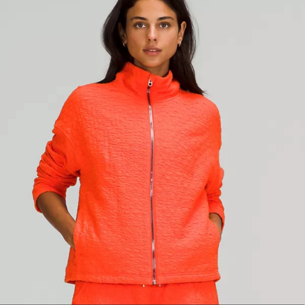 Rippled Full Zip Jacket